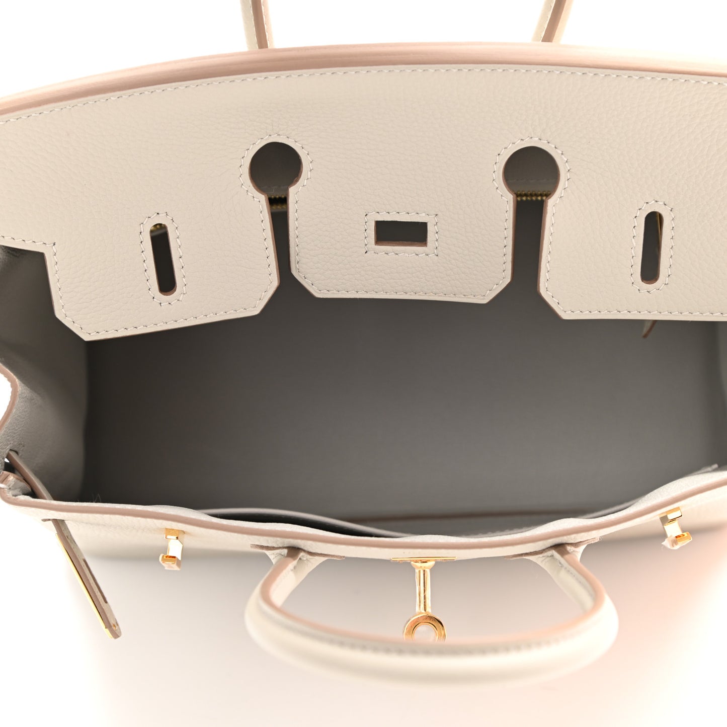 Togo Birkin 25 Gris Perle