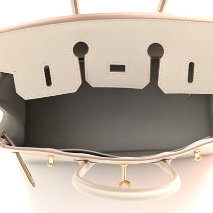 Hermes Togo Birkin 25 Gris Perle 5 of 11