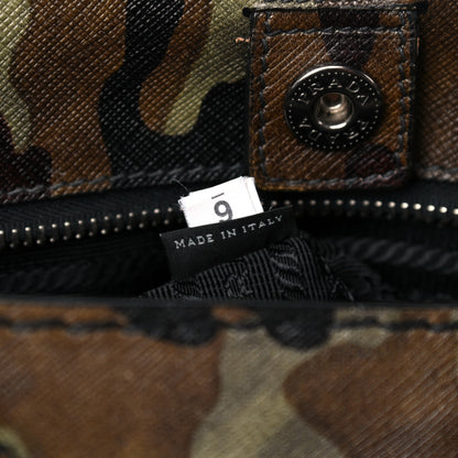 Prada Saffiano Camouflage Military Tote Mimetico 7 of 20