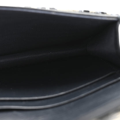 Christian Dior Oblique Saddle Card Holder Blue 5 of 11