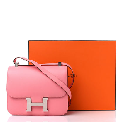 Hermes Epsom Constance 24 Rose Confetti 10 of 10