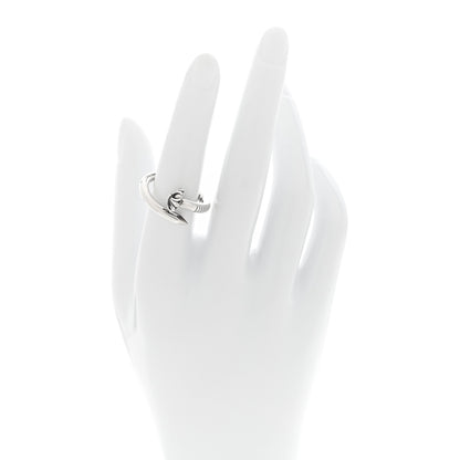 Chrome Hearts Sterling Silver Cross Ball Nail Ring 56 7.5 2 of 5
