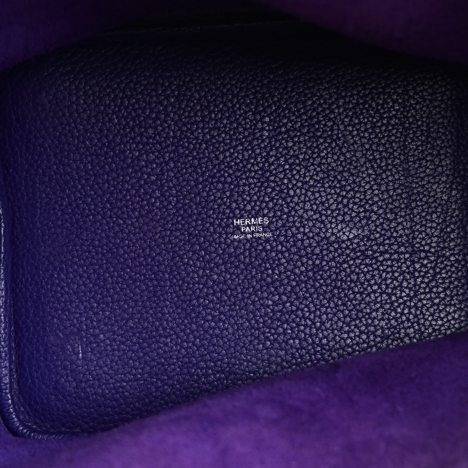 Hermes Taurillon Clemence Picotin Lock 22 MM Iris 5 of 12
