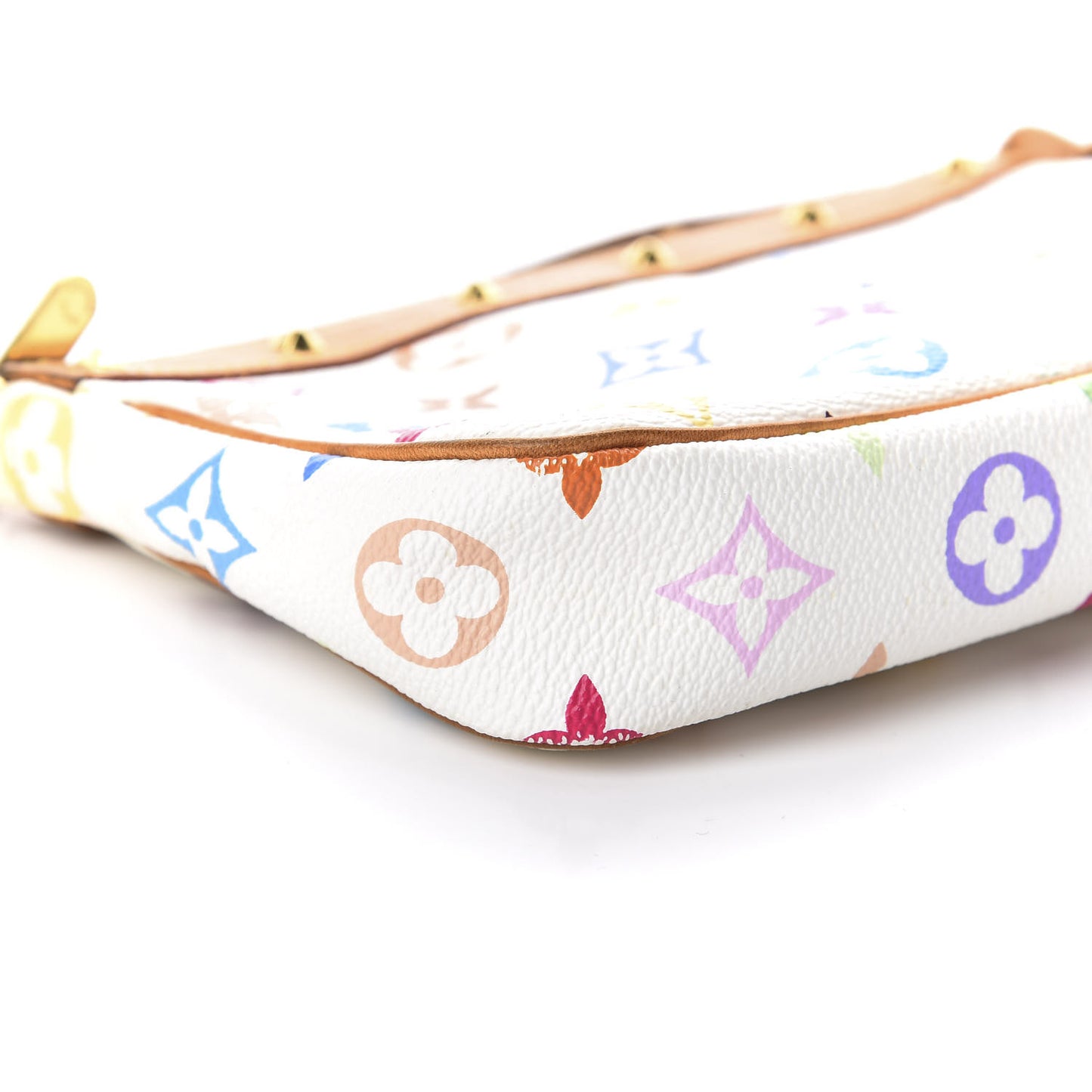 Monogram Multicolor Pochette Accessories White