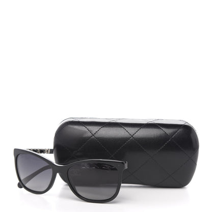 Chanel Cat Eye Chain Polarized Sunglasses 5260-Q Black 7 of 7