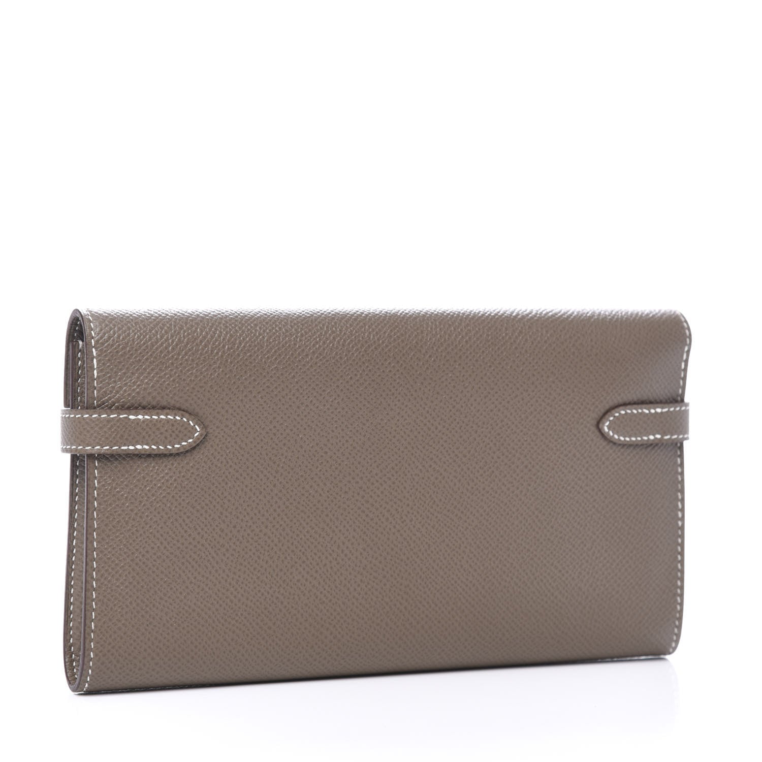 Hermes Epsom Kelly Longue Wallet Etoupe 3 of 8