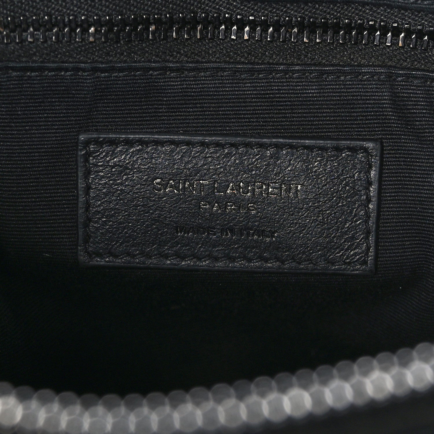 Saint Laurent Calfskin Y Quilted Monogram Monochrome Large Loulou Chain Satchel Black 6 of 9
