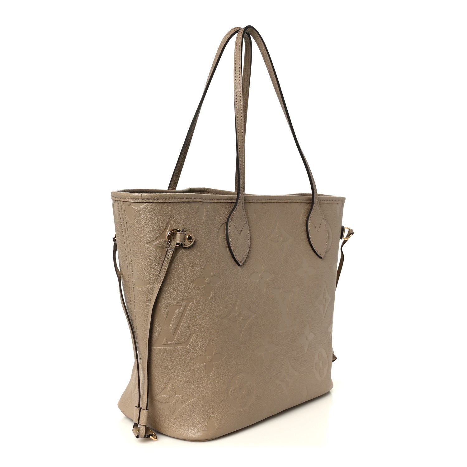 Louis Vuitton Empreinte Monogram Giant Neverfull MM Tourterelle 3 of 9