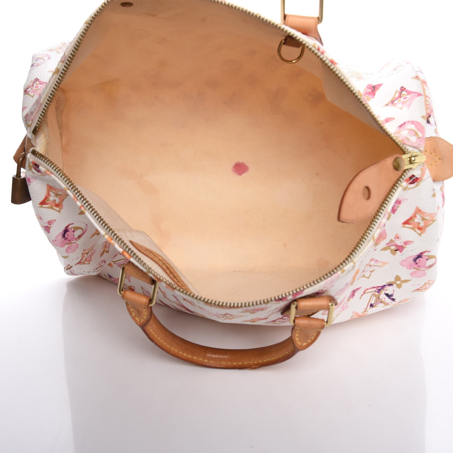 Louis Vuitton Watercolor Aquarelle Speedy 35 White 5 of 19