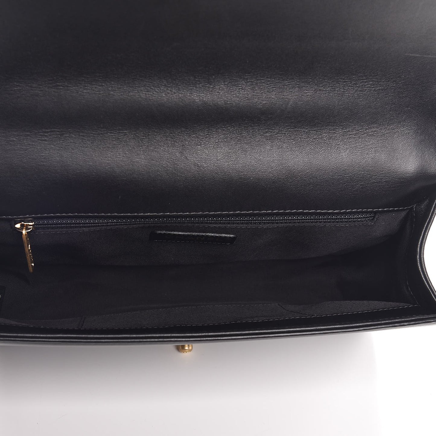 Lambskin Quilted New Medium Boy Flap Black