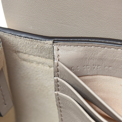 Chloe Suede Calfskin Mini Faye Shoulder Bag Motty Grey 7 of 13