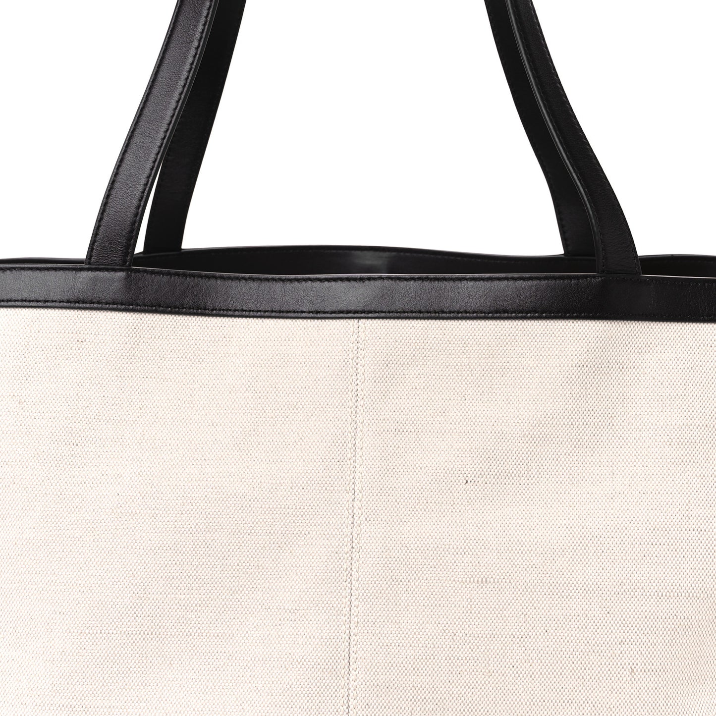 Canvas Nappa Intrecciato Large Flip Flap Tote Natural Fondant