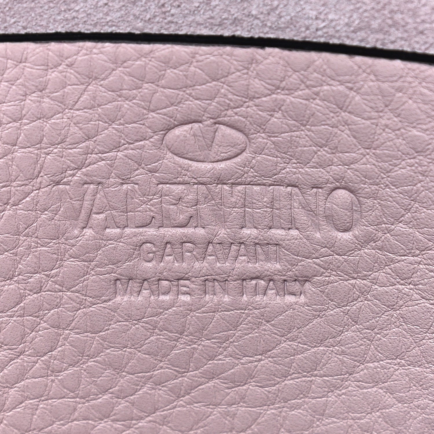 Valentino Garavani Pebbled Calfskin Rockstud Camera Crossbody Bag Water Rose 9 of 10
