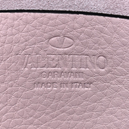 Valentino Garavani Pebbled Calfskin Rockstud Camera Crossbody Bag Water Rose 9 of 10