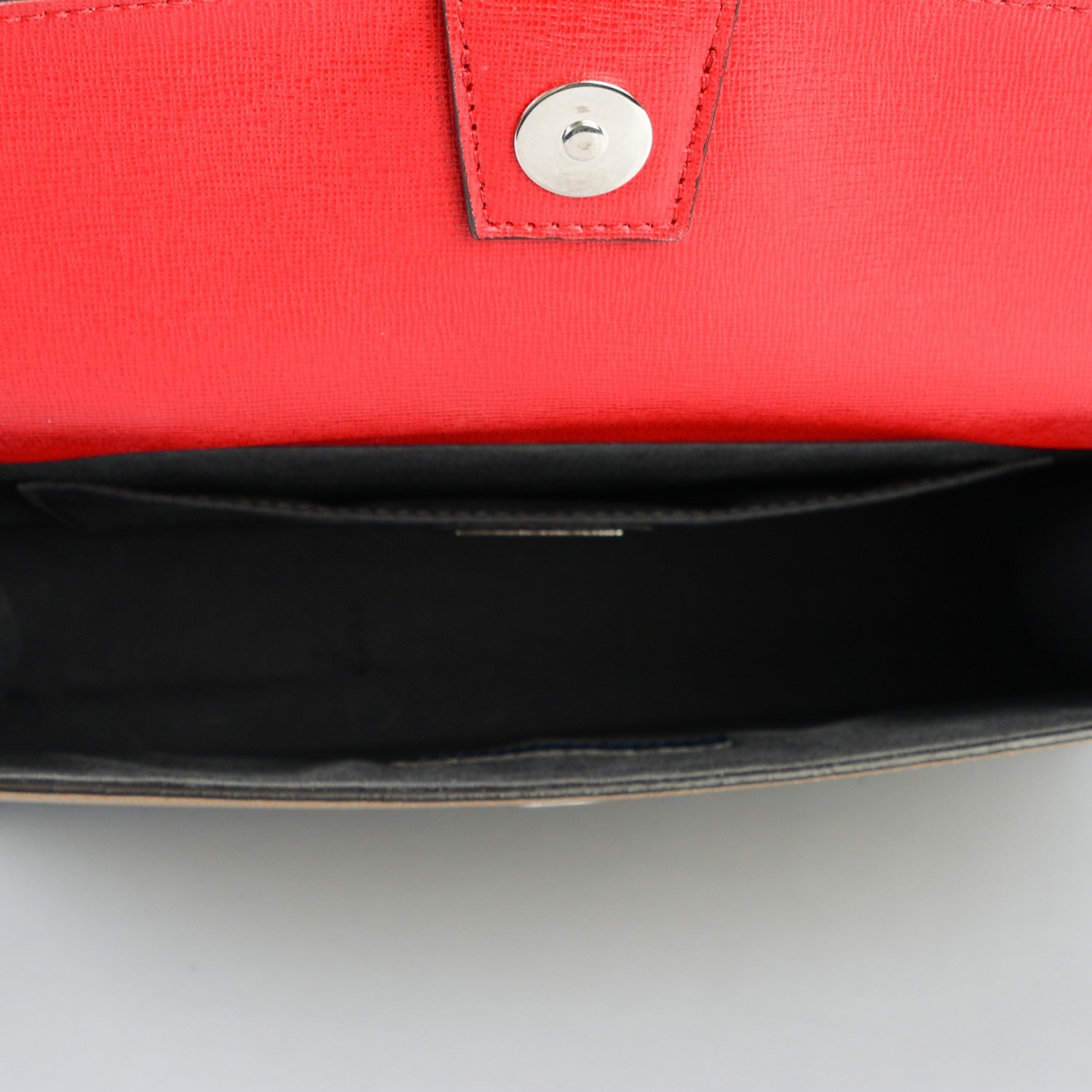 Fendi Vitello Elite Flamingo Colorblock Demi Jour Shoulder Bag Orzo Mattone Maldives 5 of 7
