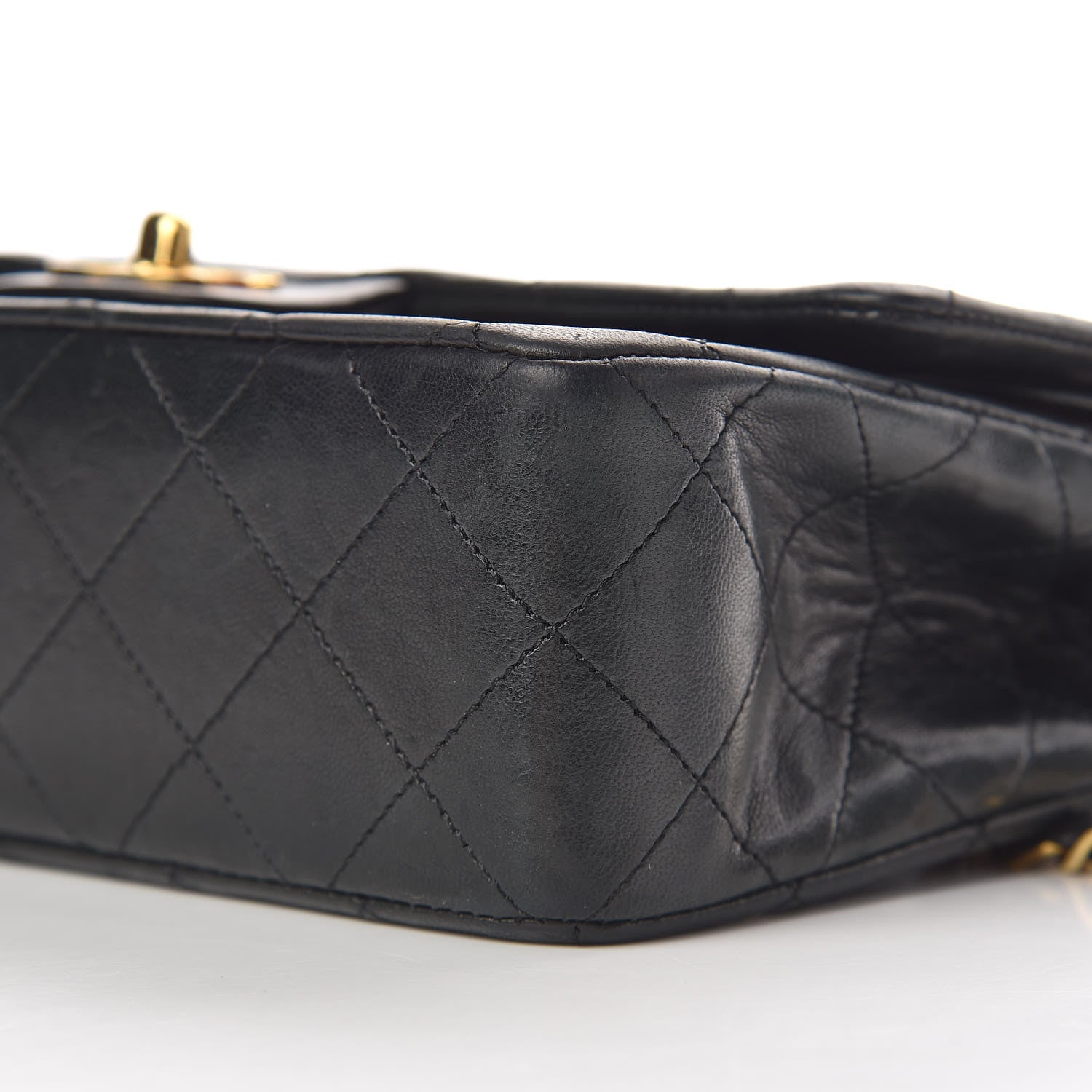 Chanel Lambskin Quilted Small Double Flap Black 15 of 17
