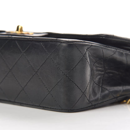 Chanel Lambskin Quilted Small Double Flap Black 15 of 17