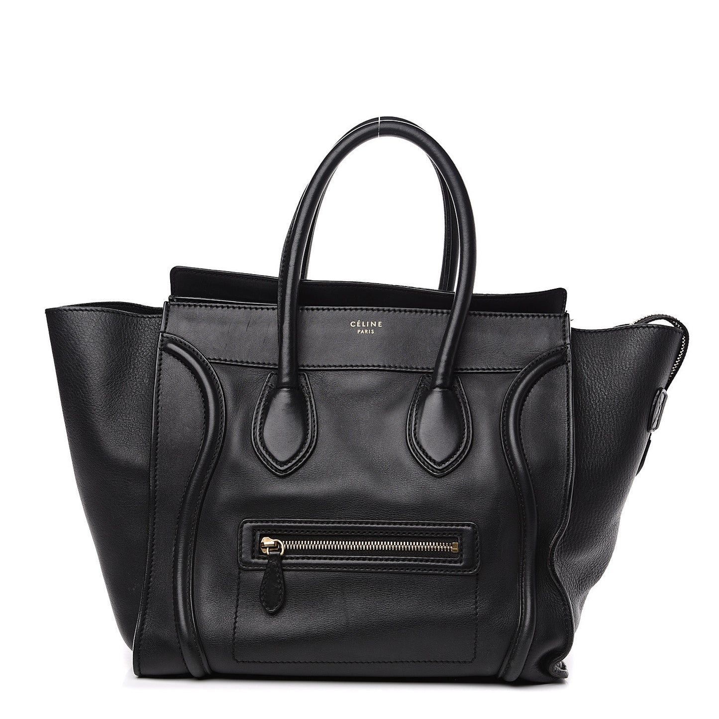 Smooth Calfskin Mini Luggage Black