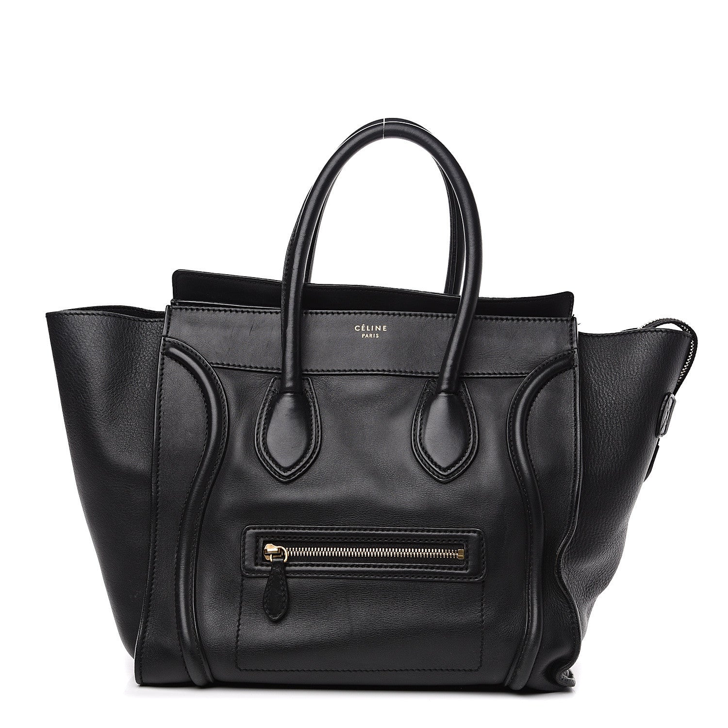 Celine Smooth Calfskin Mini Luggage Black 1 of 20