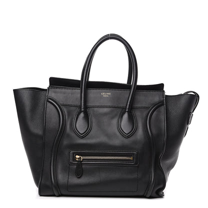 Celine Smooth Calfskin Mini Luggage Black 1 of 20