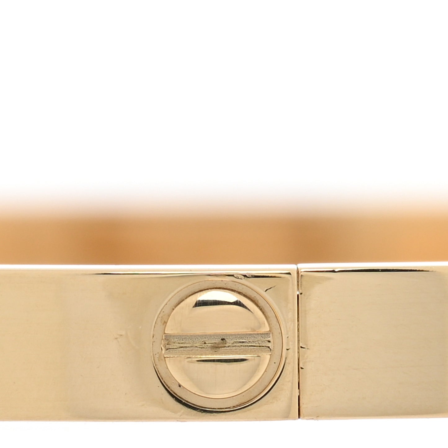 18K Yellow Gold Small LOVE Bracelet 17