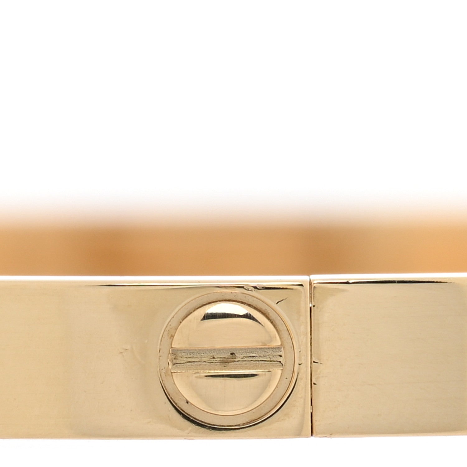 Cartier 18K Yellow Gold Small LOVE Bracelet 17 4 of 7