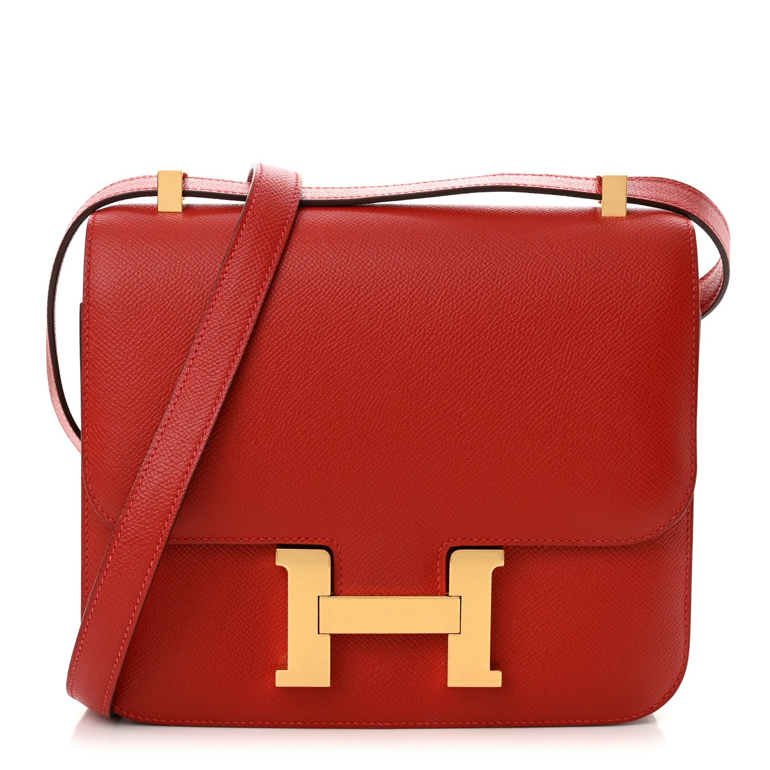 Hermes Epsom Constance 24 Rouge Casaque 1 of 11