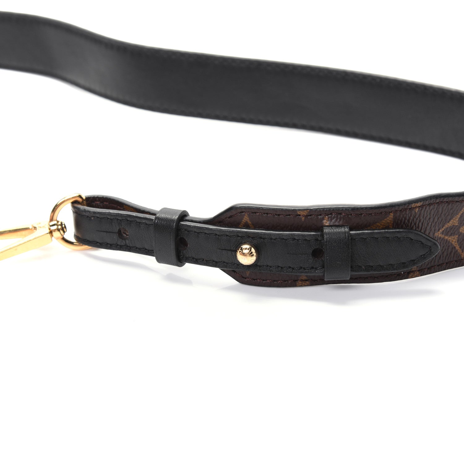 Louis Vuitton Monogram Bandouliere Shoulder Strap XL Black 5 of 7