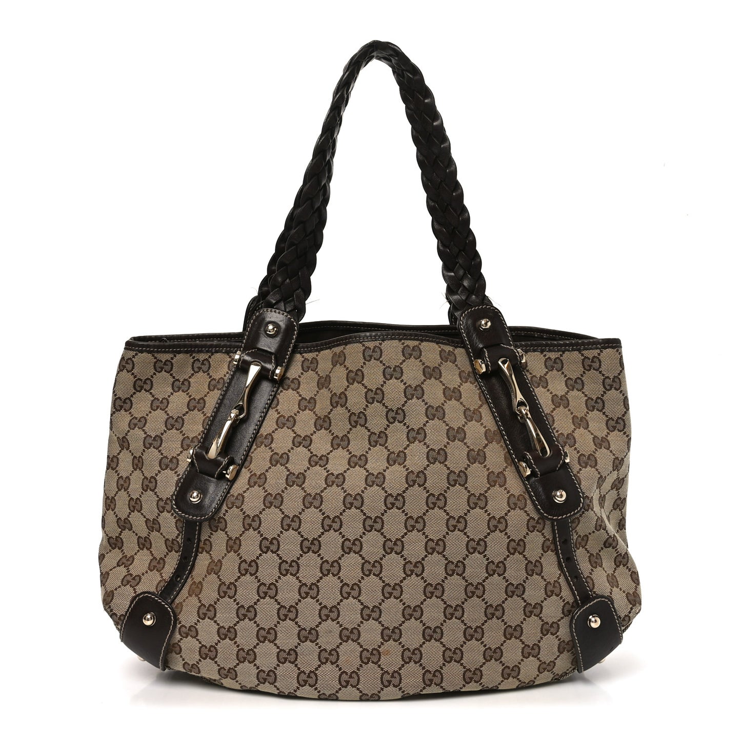 Monogram Medium Pelham Shoulder Bag Dark Brown