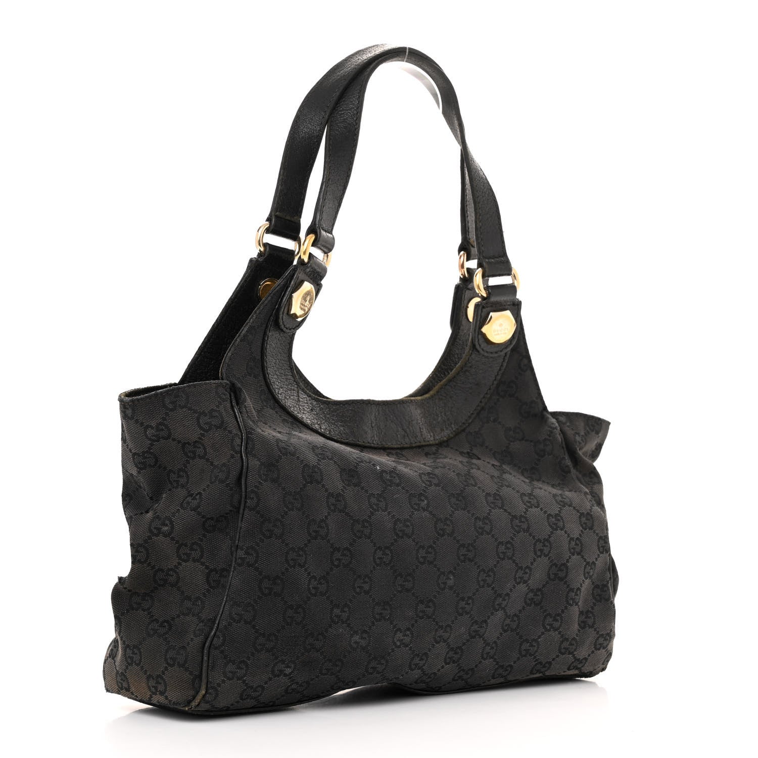 Gucci Monogram Medium Charmy Shoulder Bag Black 3 of 17
