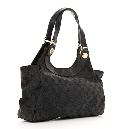 Gucci Monogram Medium Charmy Shoulder Bag Black 3 of 17