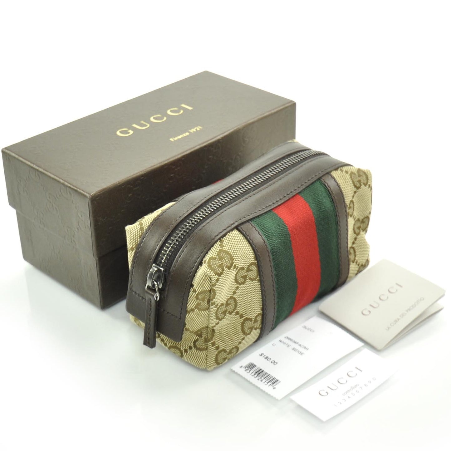 Monogram Web Small Cosmetic Case
