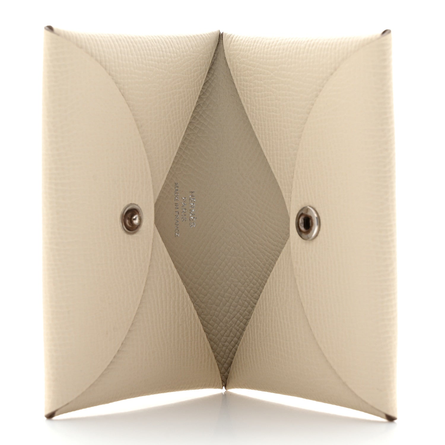 Hermes Epsom Calvi Card Case Craie 4 of 7