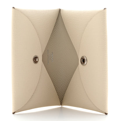 Hermes Epsom Calvi Card Case Craie 4 of 7
