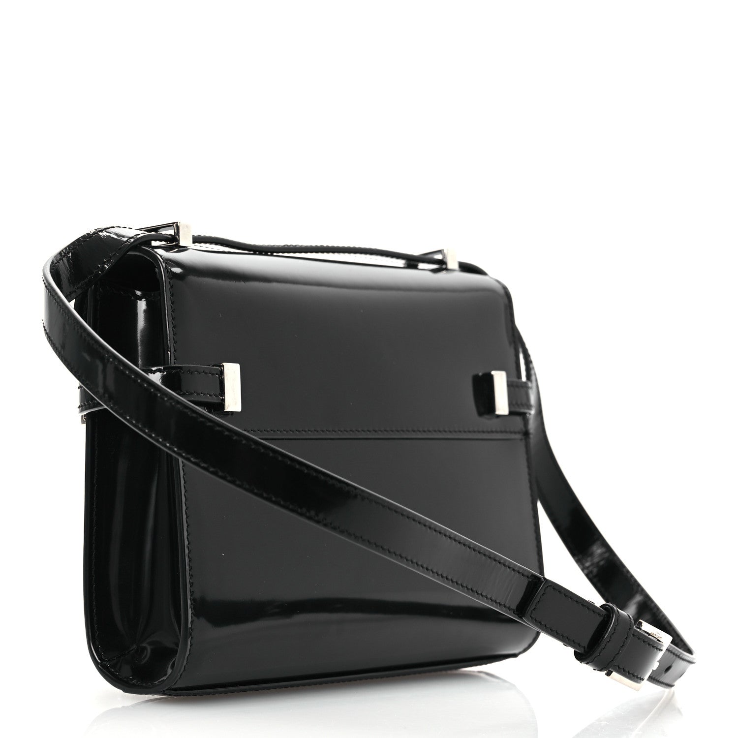 Saint Laurent Patent Mini Manhattan Shoulder Bag Black 3 of 11