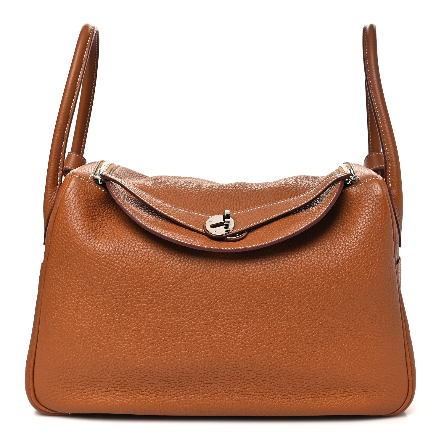 Hermes Taurillon Clemence Lindy 34 Gold 1 of 9
