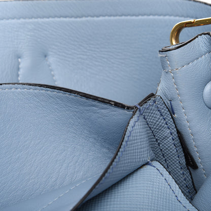 Prada Saffiano Cuir Large Double Bag Astrale 12 of 14