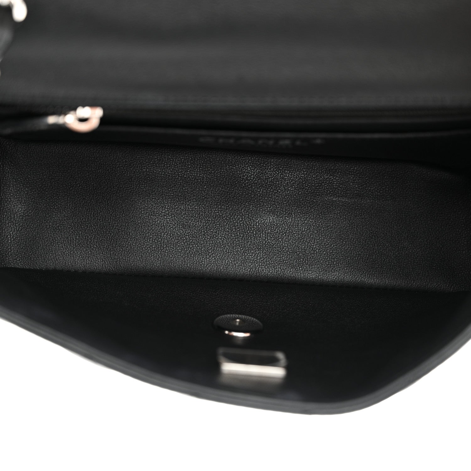 Chanel Lambskin Quilted Mini Rectangular Flap Black 5 of 11