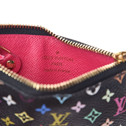 Louis Vuitton Monogram Multicolor Key Pouch Black Grenade 6 of 8