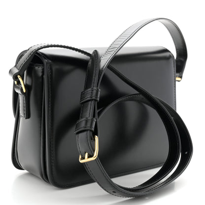 Celine Shiny Calfskin Teen Triomphe Black 3 of 10