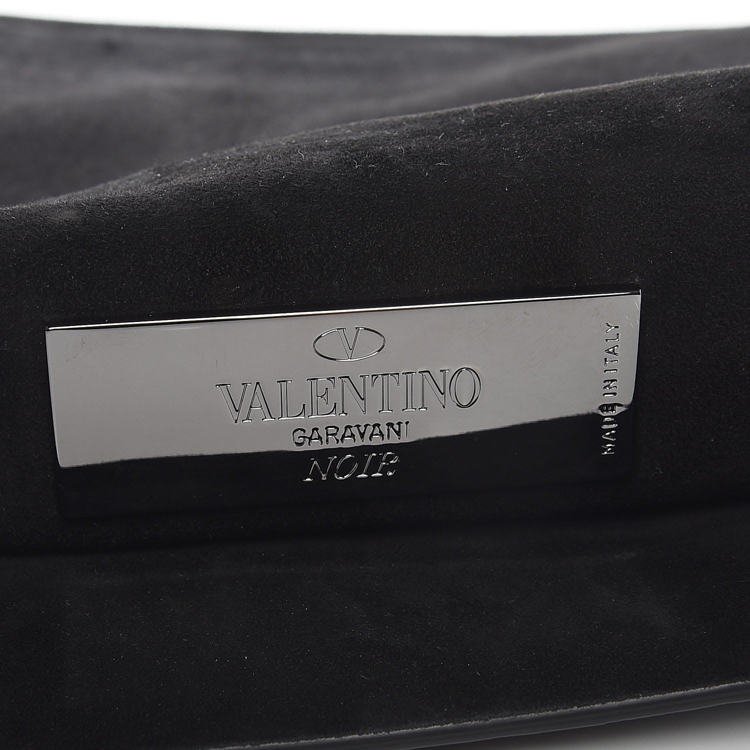 Valentino Garavani Nappa Rockstud Zip Wristlet Pouch Black 6 of 8
