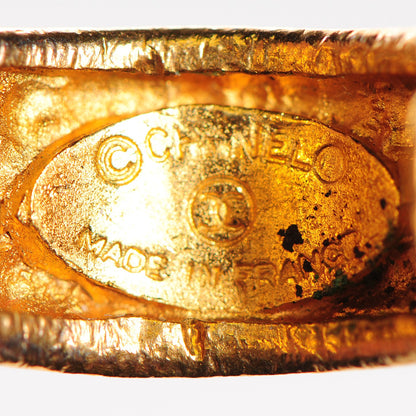 Chanel Hoop Clip On Earrings Gold 4 of 4