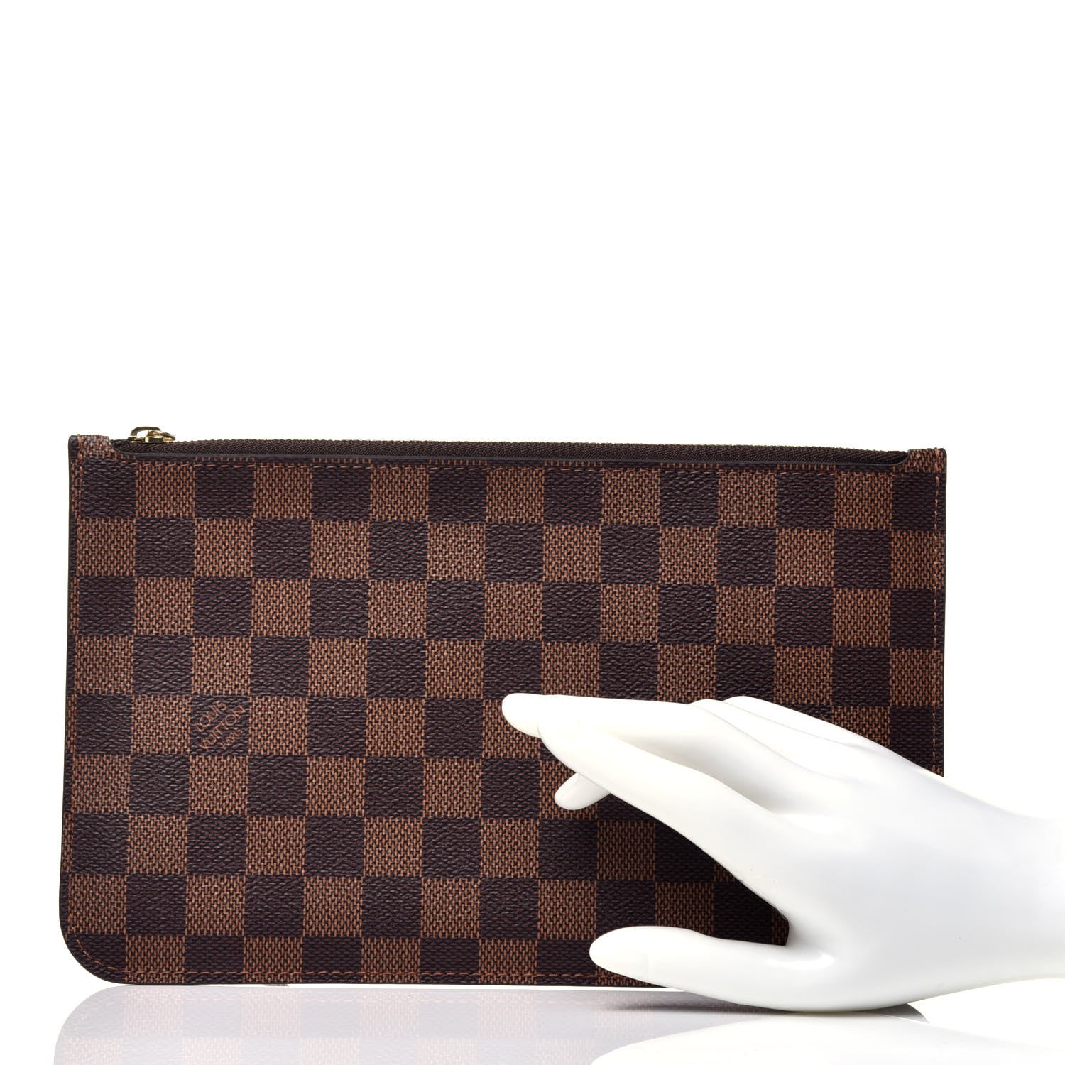 Louis Vuitton Damier Ebene Neverfull MM GM Pochette 2 of 7