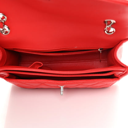 Chanel Lambskin Quilted Large Geometric Flap Red 5 of 19