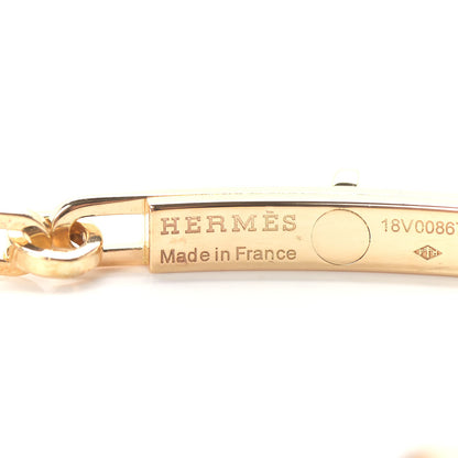 Hermes 18K Yellow Gold Diamond Kelly Chaine Choker Necklace 4 of 5