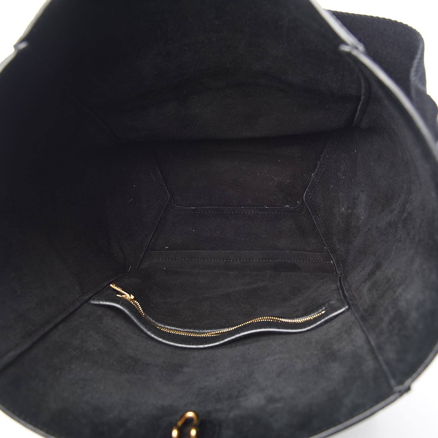 Celine Goatskin Sangle Bucket Bag Black 5 of 10