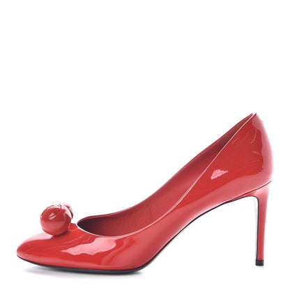Louis Vuitton Patent Calfskin Betty Pumps 39 Red 1 of 12