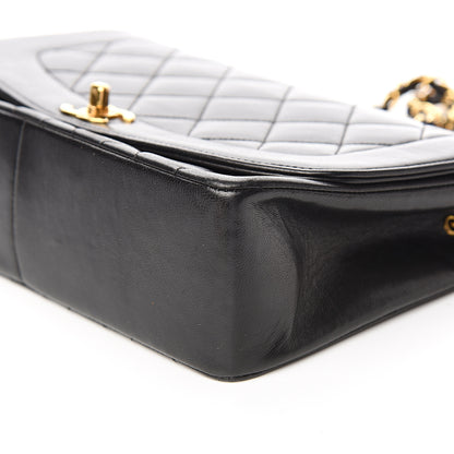 Chanel Lambskin Quilted Medium Single Flap Black 11 of 12