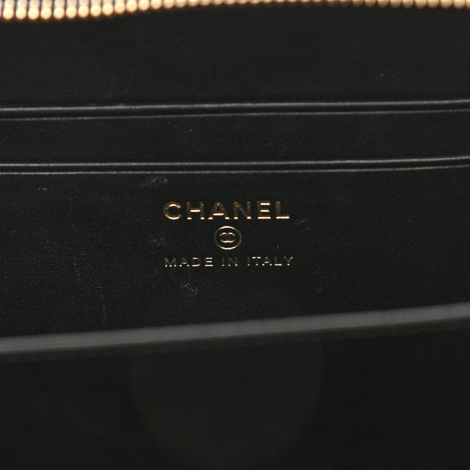 Chanel Caviar Quilted CC Filigree Vanity Clutch With Chain Black 6 of 11