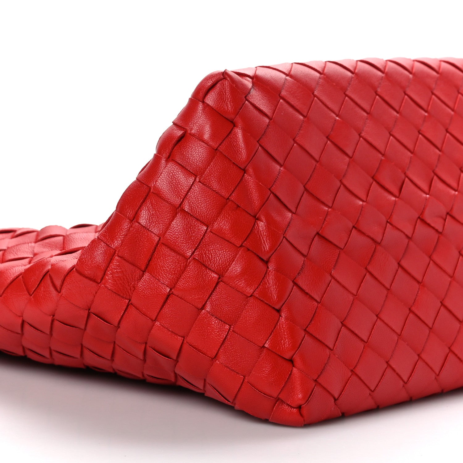 Bottega Veneta Nappa Intrecciato Garda Tote Red 7 of 8